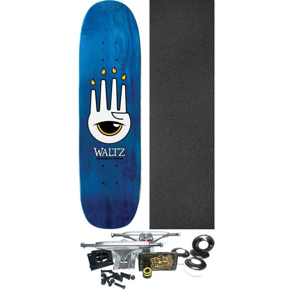 Waltz The Freestyle Company Hand of Glory Assorted Stains Skateboard Deck - 7.6" x 28.575" - Complete Skateboard Bundle